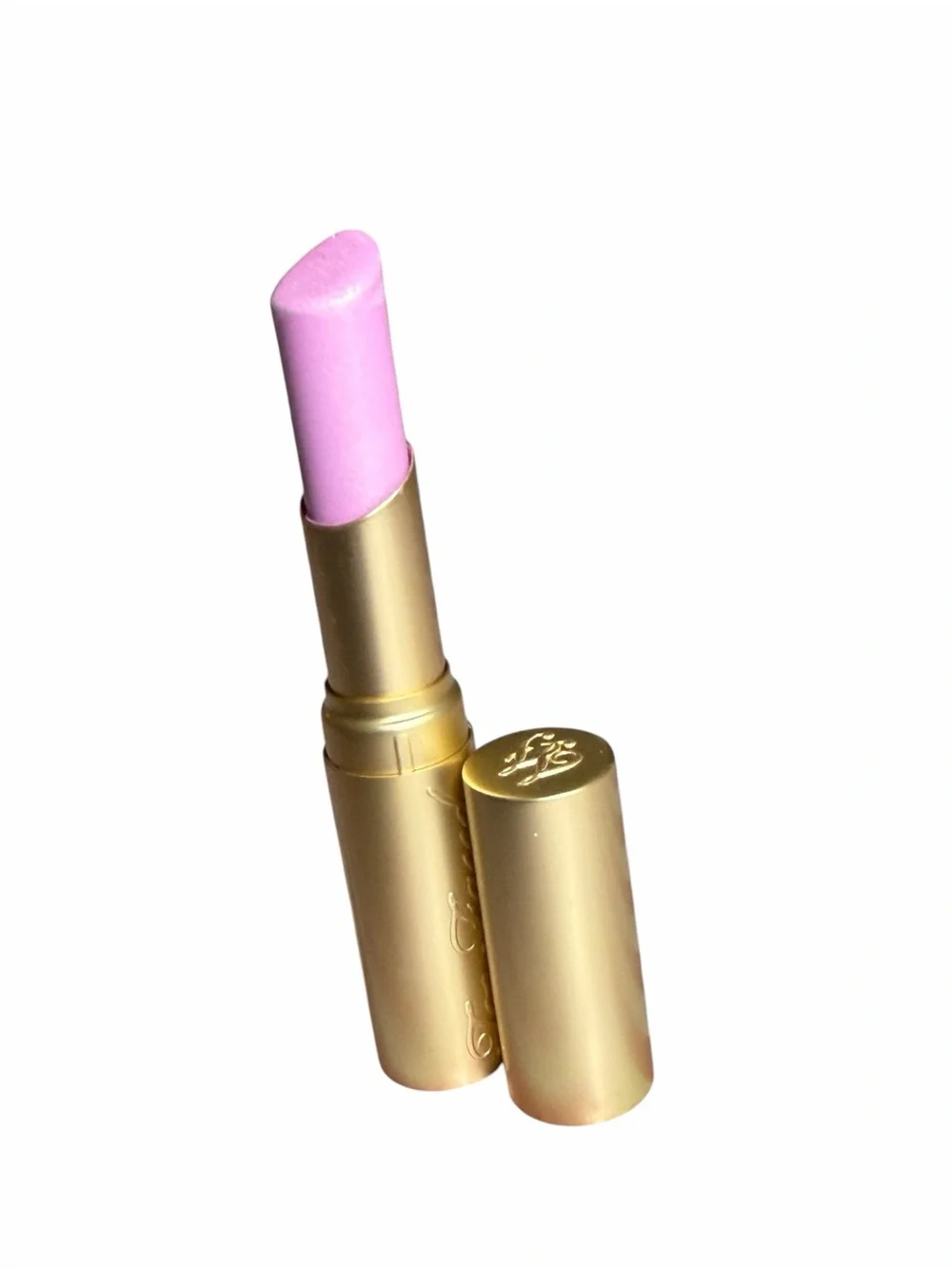 TOO FACED LIMITED EDITION in CLUELESS- Shimmer Cream Lipstick - Gold Case